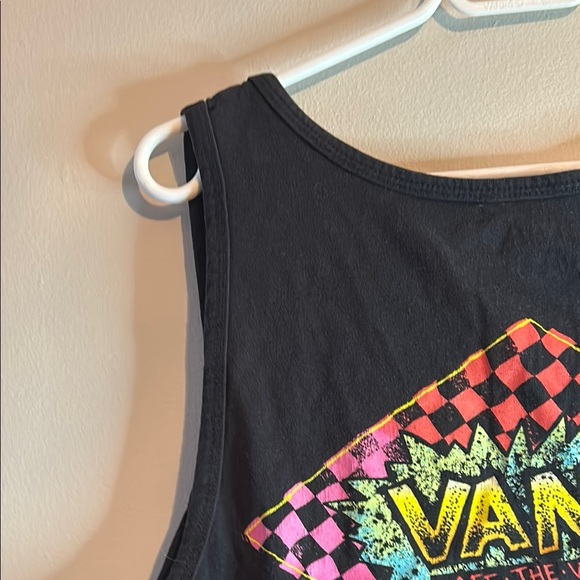 Vans Classic Black T-Shirt with Red Logo - Picture 6 of 11